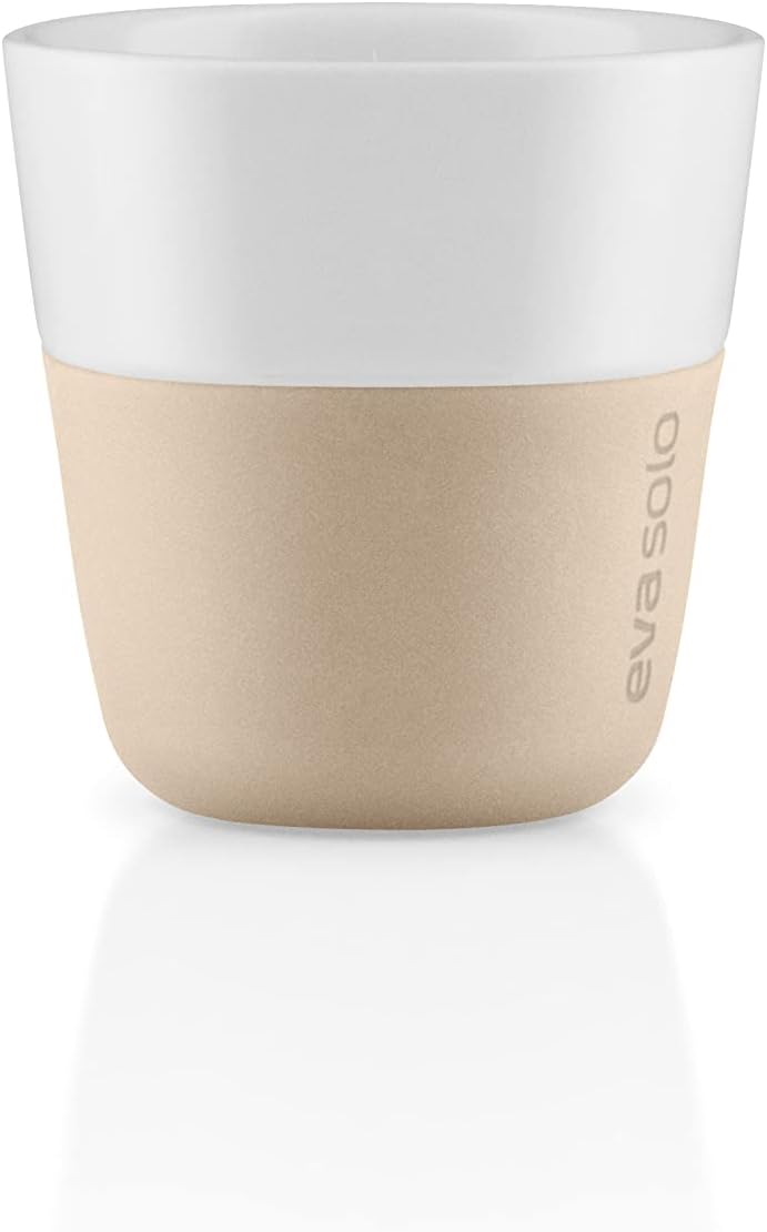 EVA SOLO | Espresso Becher | 80 ml | Gut zu halten durch Silikonbeschichtung | Spülmaschinenfest | S