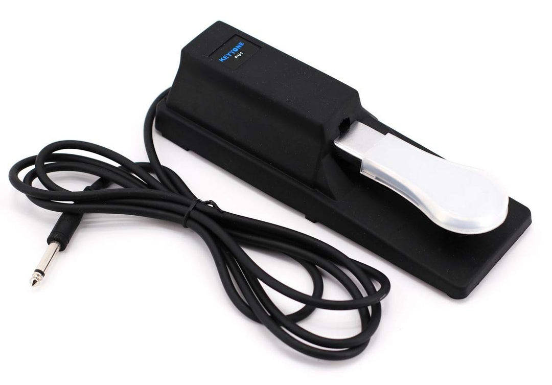 PU-1 Universal Sustain Pedal Fusspedal für Keyboard Piano Klavier Fussschalter Zubehör Taster Klinke