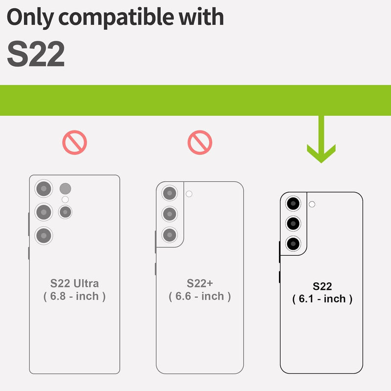 Carveit Handyhülle für Galaxy S22 Case [Holz und TPU Silikon Hybrid hülle] Stossfeste Stossstange ha