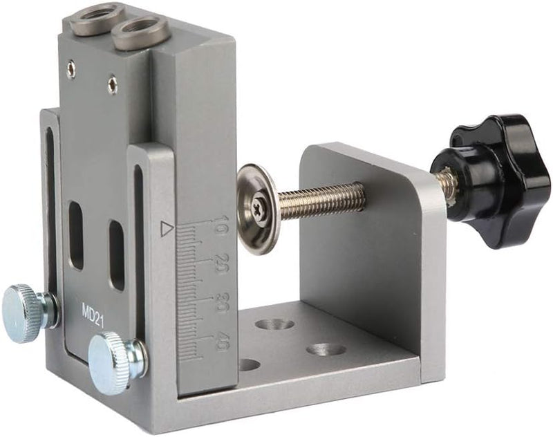 Mini Pocket Hole Jig Kit Manuelle Werkzeugsätze Aluminiumlegierung Locher Griff Fixture Kit für Holz