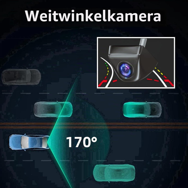 HD1080P/NTSC Front/Seiten/Rückkamera für Auto, IP68 wasserdichte Rückfahrkamera mit Klarer Nachtsich