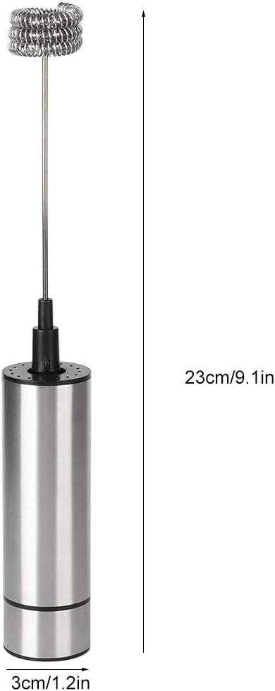 Elektrischer Milchaufschäumer aus Edelstahl, Kompakter und Leichter Schaummixer den Heimgebrauch in