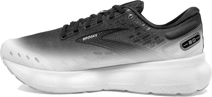 Brooks Herren Glycerin 20 Sneaker 40.5 EU Black Lilac White, 40.5 EU Black Lilac White