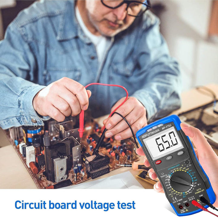 Automotive Multimeter AP-770J Auto Digital Multimeter manueller Streckenauto-Multitester Voltage Det