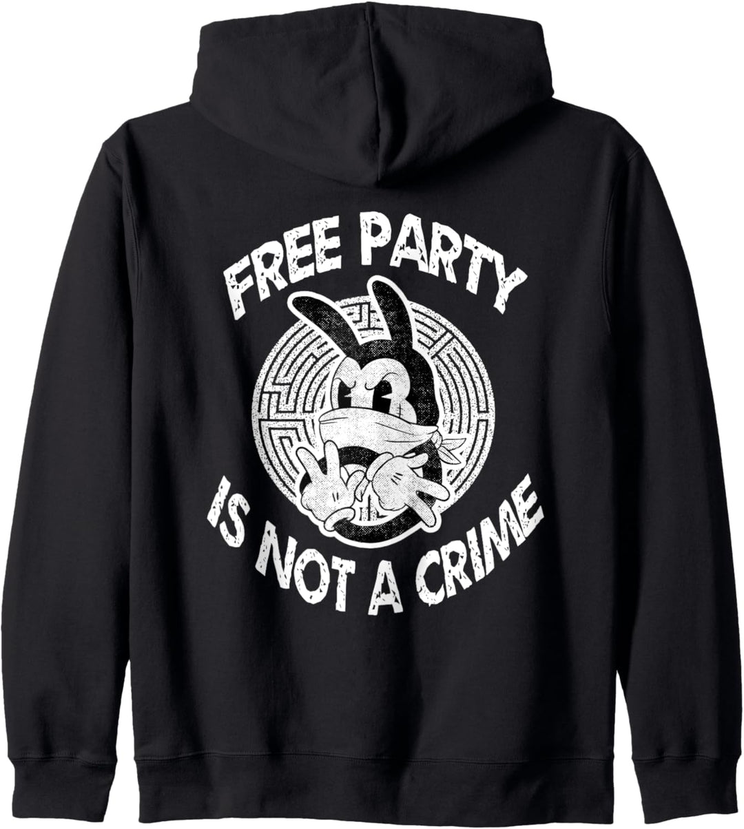 Musik Freetekno Vinyl Subkultur Soundsystem DJ Rave Kapuzenjacke