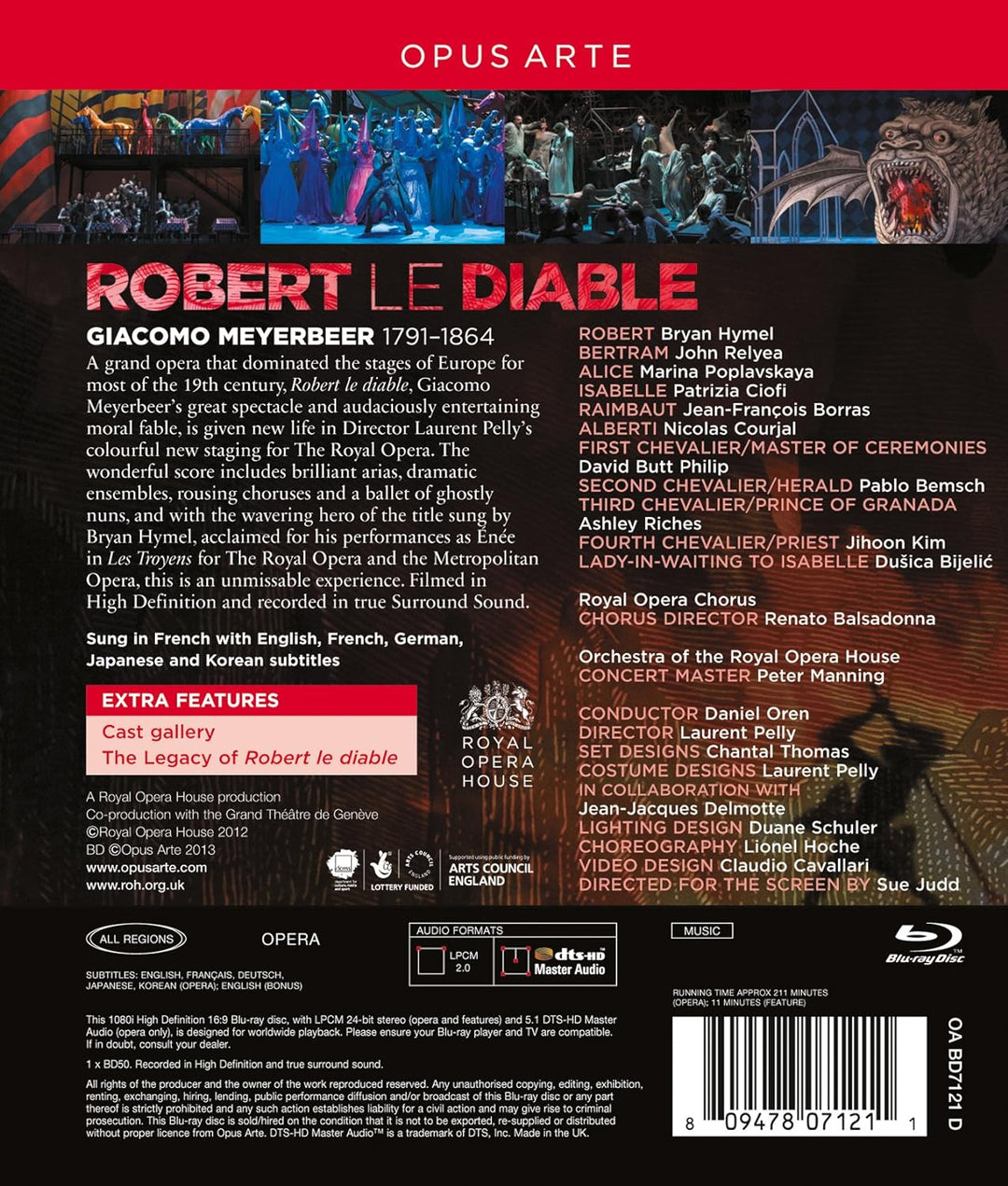 Meyerbeer: Robert le Diable (Royal Opera House 2012), Blu-ray