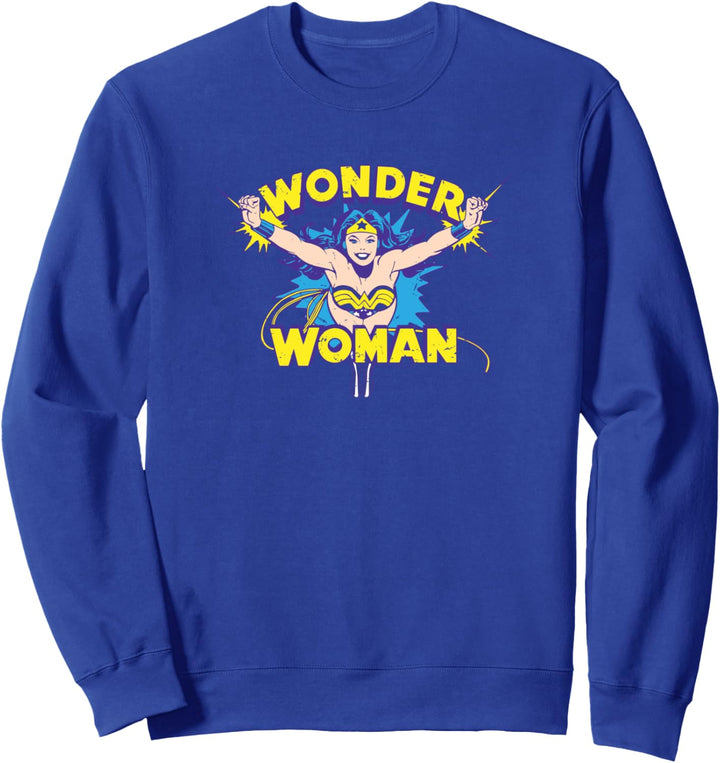 Wonder Woman Flying Through Sweatshirt
