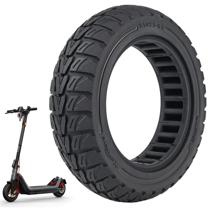 VOLOHAS 9,5x2,5-6,1 Vollgummireifen 9,5 Zoll Solide Reifen für NIU KQi3 Sport/Pro/Max Elektroroller
