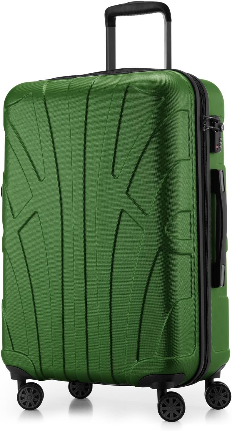 Suitline Hartschalen-Koffer Koffer Trolley Rollkoffer Reisekoffer, TSA, 66 cm, ca. 58 Liter, 100% AB