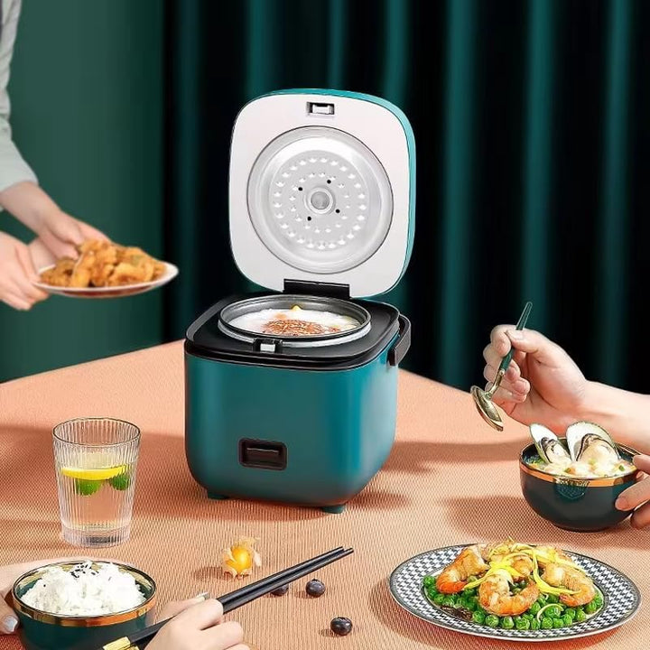 Mini-Reiskocher, Mini-Reiskocher, 1,2 l, Antihaft-Kochtopf | 200 W Reiskocher, Edelstahl, multifunkt