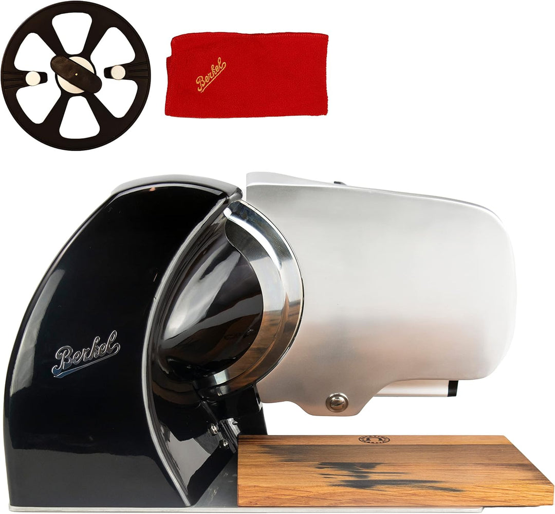 Berkel Aufschnittmaschine - Home Line 200 - Elektrische Schneidemaschine in schwarz + 100% handgefer