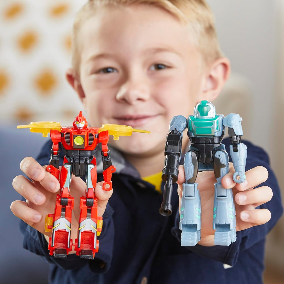 Transformers EarthSpark Cyber-Combiner Terran Twitch und Robby Malto Action-Figuren BUMBLEBEE, BUMBL