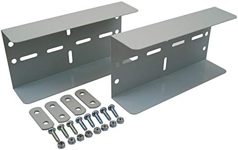 Berger + Schröter 31408 Beleuchtungshalterset für Heckträger Korb, Grau