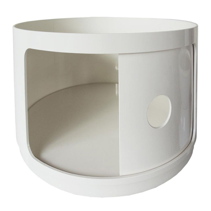 Kartell 495503 Baukastenelement Componibili rund undurchsichtig Durchmesser 42 x 38,5 cm ABS, weiss