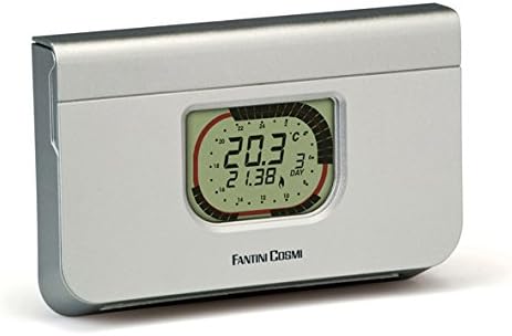 Fantini Cosmi cC58 N Thermostat, C57C Wöchentlich Silber, Wöchentlich Silber