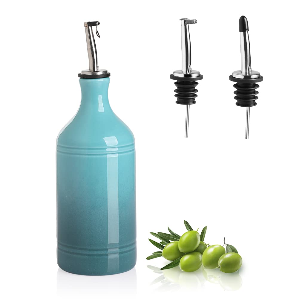 Sweejar Home Porzellan Olivenöl Spender Flasche, Opaque Oil Cruet schützt Öl, um Oxidation zu reduzi