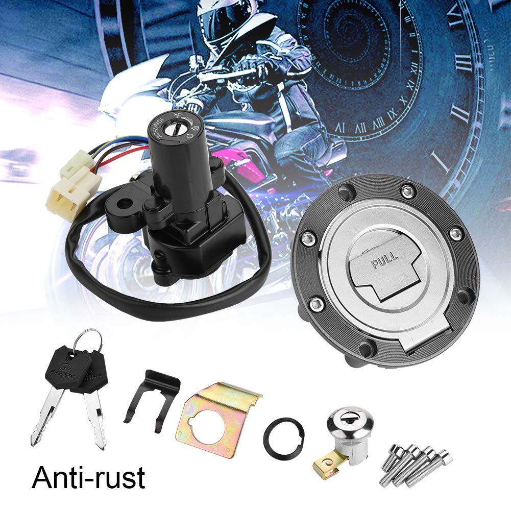 KIMISS Motorrad Sitzverriegelung, Tankdeckel Seat Lock Tankdeckel Verriegelungsschlüssel für Ymh YZF