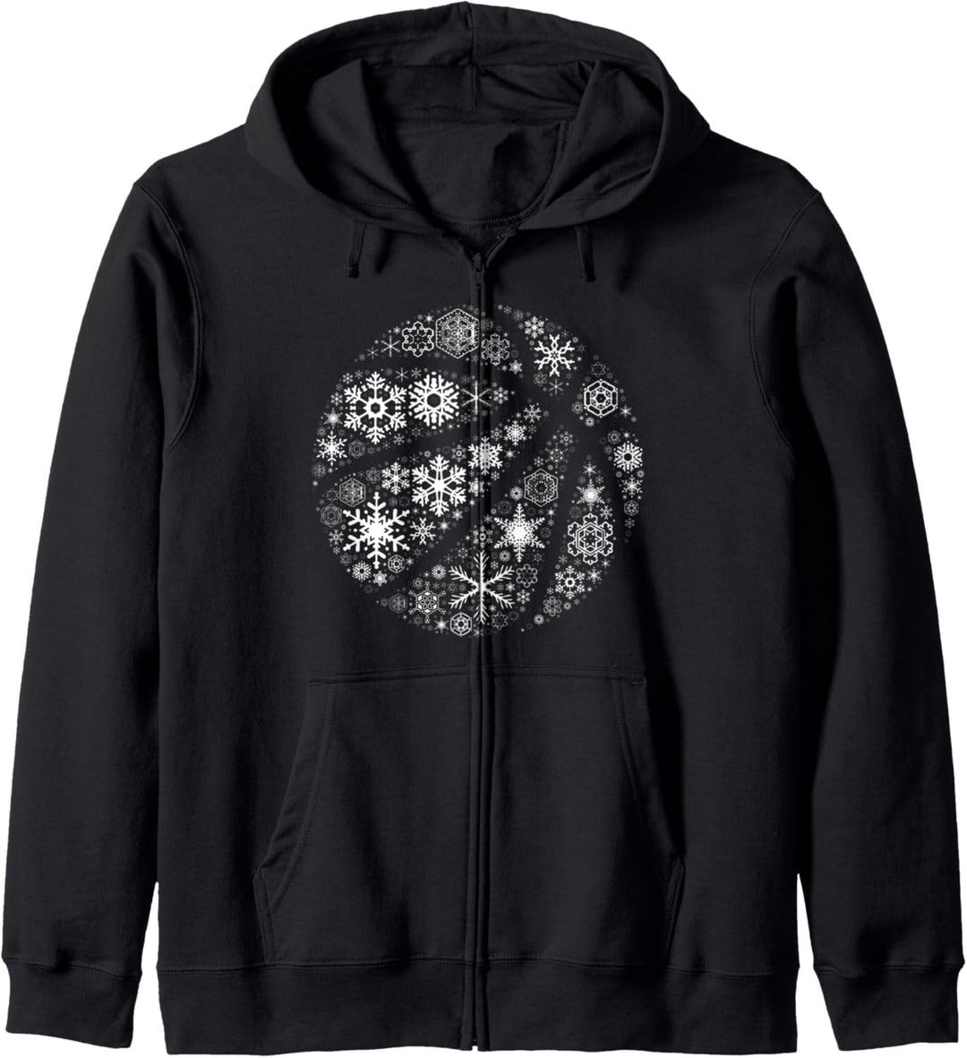 Schneeflocke Weihnachten - Spieler-Basketball Kapuzenjacke