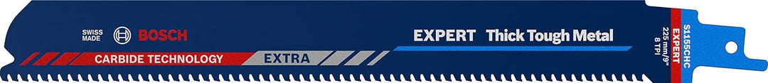 Bosch Professional 1x Expert ‘Thick Tough Metal’ S 1155 CHC Säbelsägeblatt (für Zäher Stahl, Gusseis