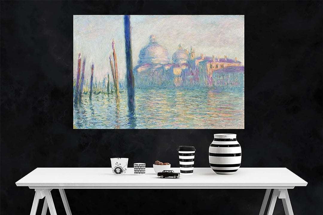 Le Grand Canal von Claude Monet Leinwandbilder, gerahmt, 86 x 61 cm