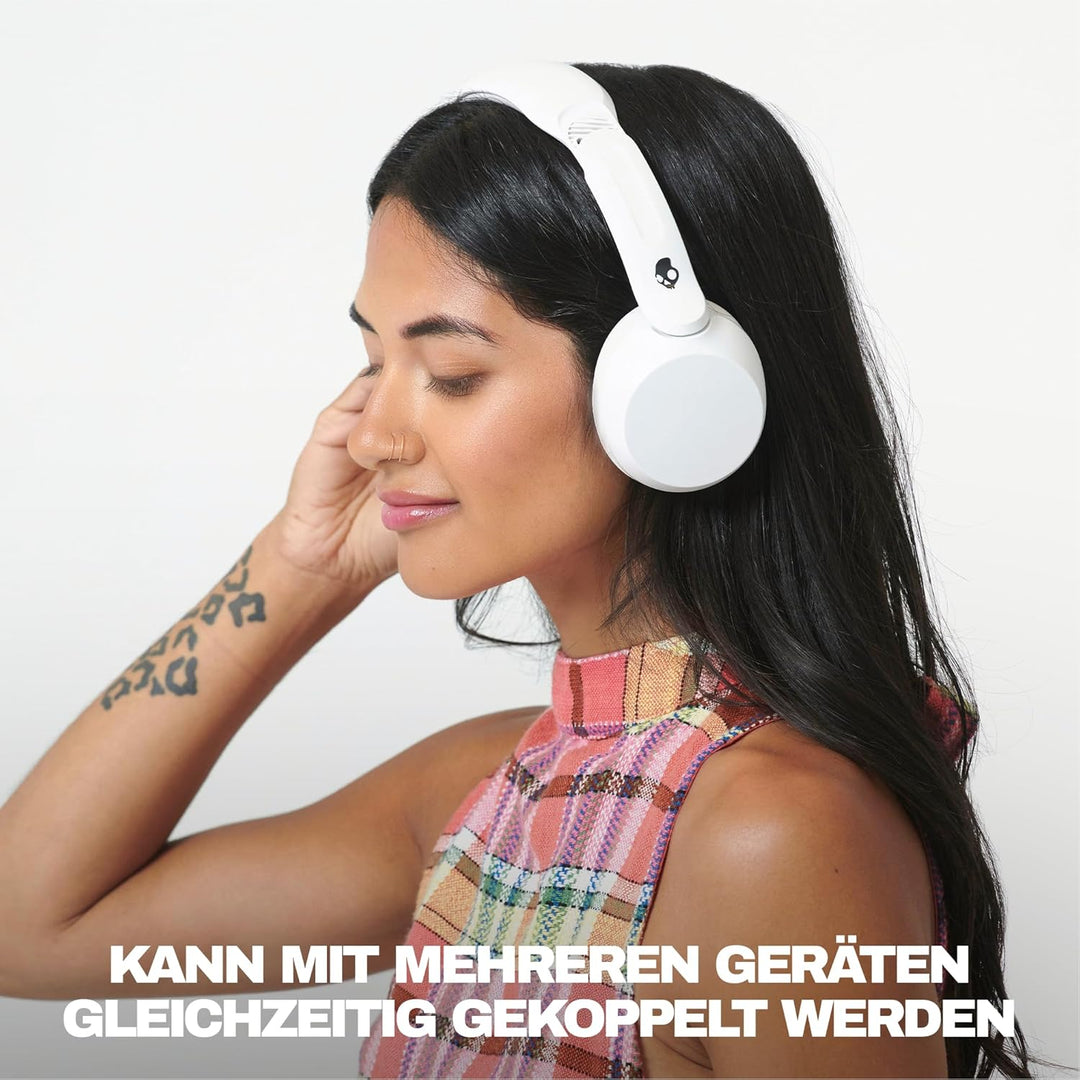 Skullcandy Icon 180 Wireless On-Ear Bluetooth Headphones, Up to 50 Hours Battery, Lightweight and Tr