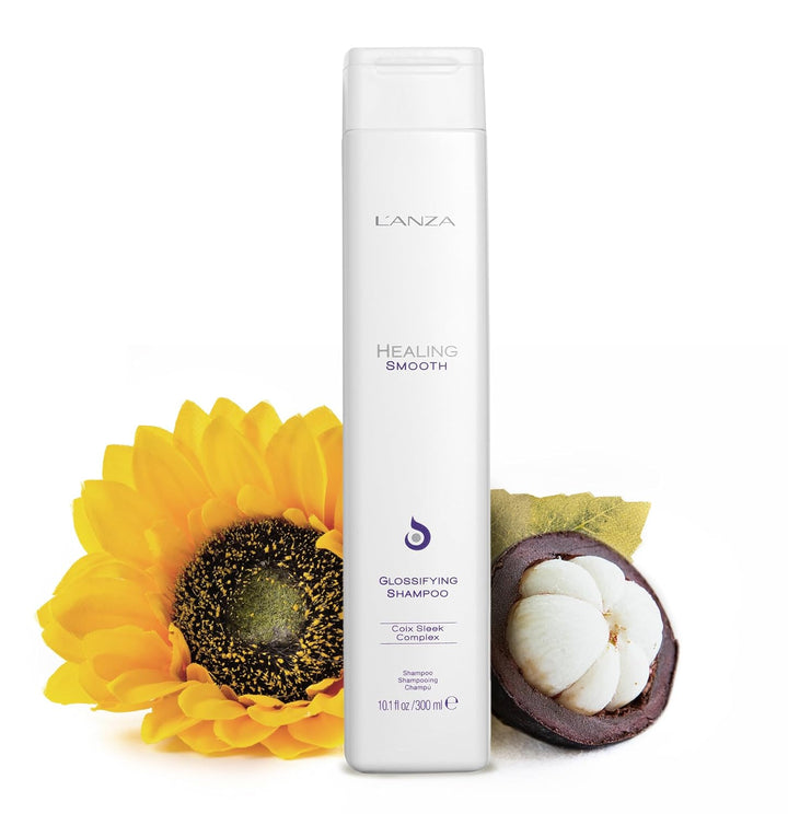L'ANZA Reibungslose Heilung Glänzendes Shampoo (300 ml), Nährt, Repariert und Verleiht dem Haar Glan