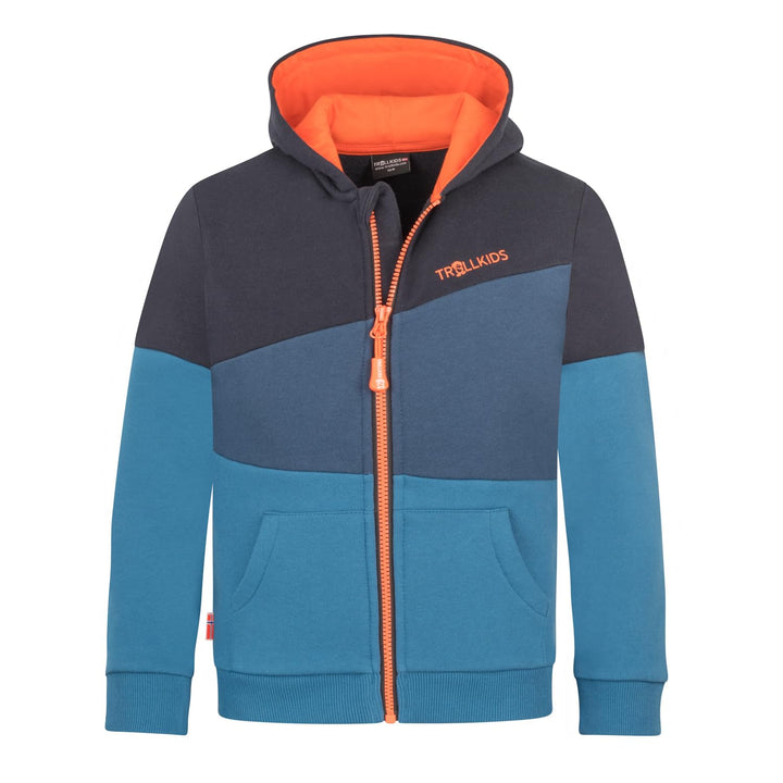 Trollkids Kids Alesund Sweater 92 Nordic Blue, 92 Nordic Blue