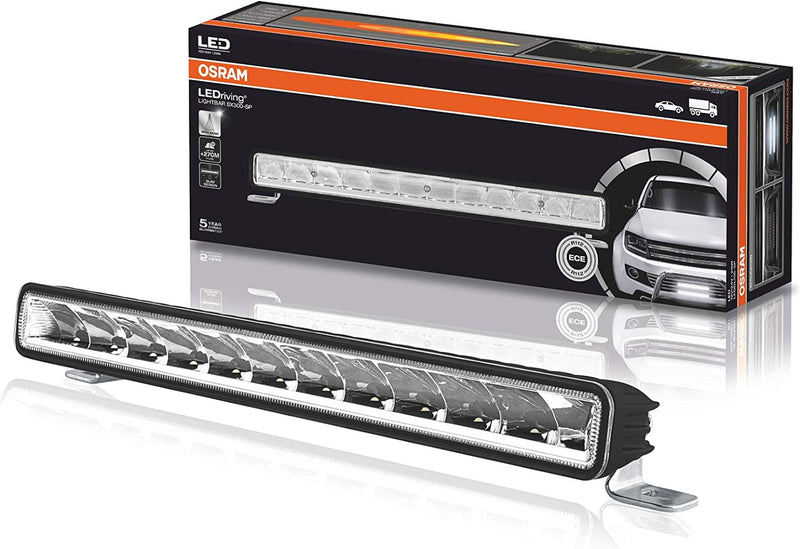 OSRAMLIGHTBAR SX300-SP, LED Zusatzscheinwerfer für Fernlicht, Spot, 2600 Lumen, Lichtstrahl bis zu 2