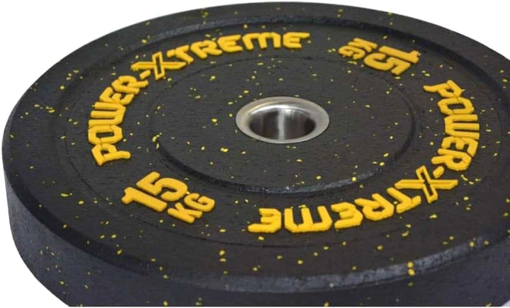 POWER-XTREME Hantelscheiben | Bumper Plates | Gewichtsscheiben | 50mm | Gummigranulat | Grössenauswa