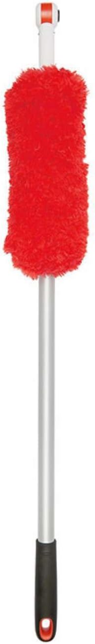 Oxo Good Grips ausziehbarer Staubwedel, Aluminium, mit verschiedenen Aufsätzen Long Reach Duster Sin