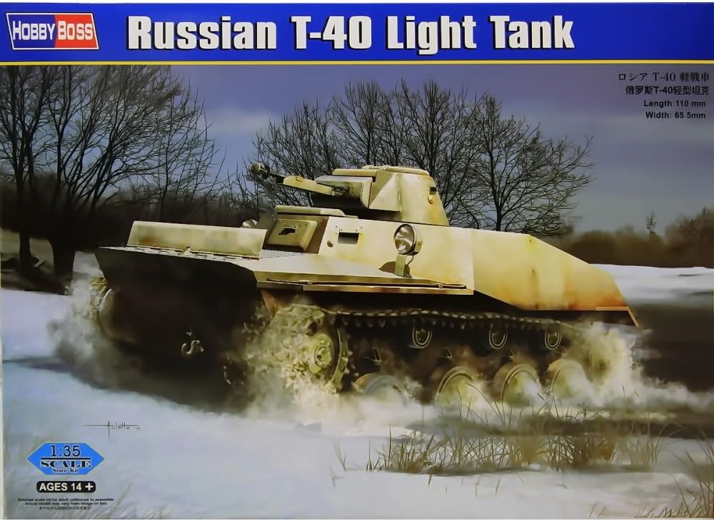Hobby Boss 83825-1/35 Russischer T-40 LeichterPanzerkampfwagen, Panzer