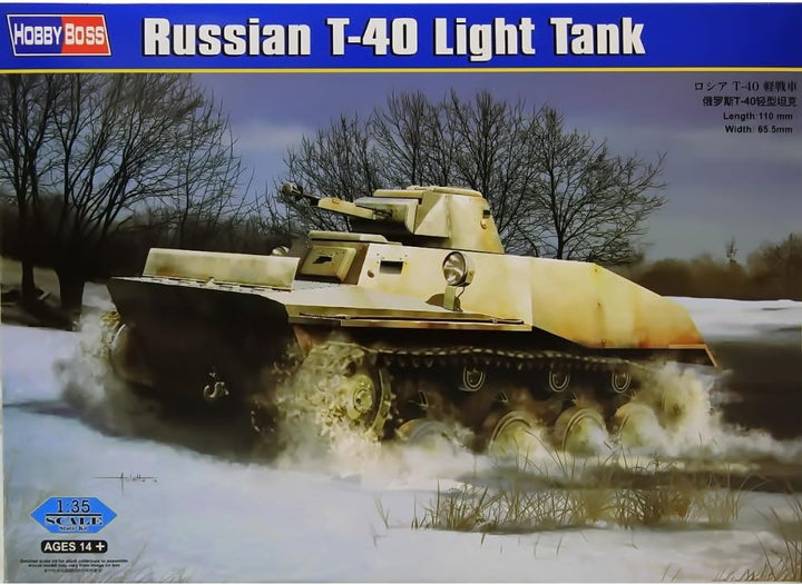 Hobby Boss 83825-1/35 Russischer T-40 LeichterPanzerkampfwagen, Panzer