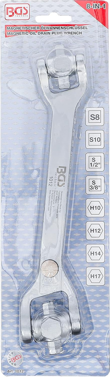 BGS 1012 | Spezial-Ölwannenschlüssel "8-IN-1"