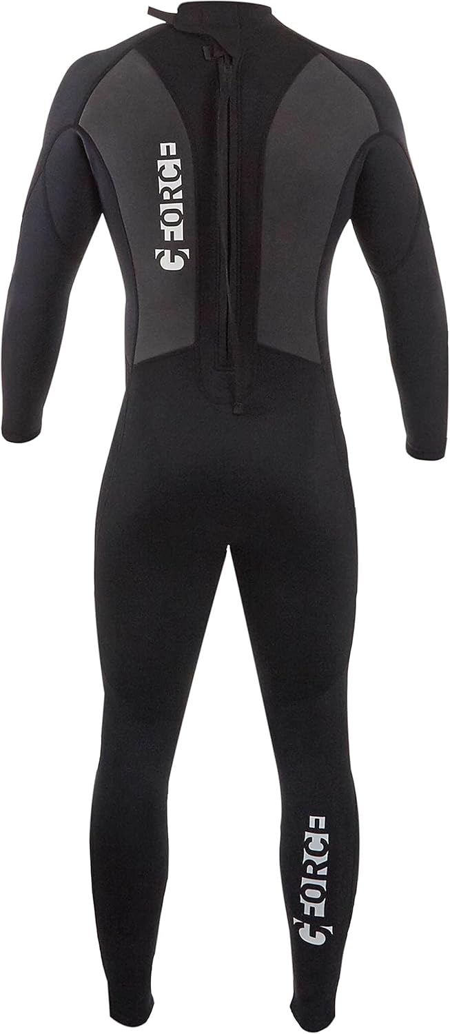 GUL G-Force Junior Boys 3mm Flatlock Neoprenanzug - Schwarz - Easy Stretch - 80% D-Flex Einsätze für