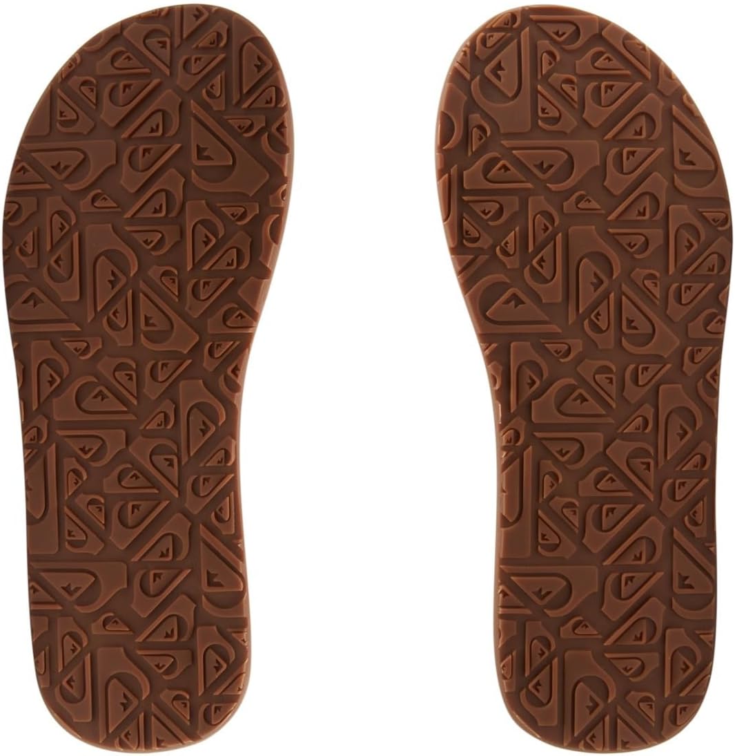 Quiksilver Herren Carver NubuckFlipflop 40 EU Solid Black, 40 EU Solid Black