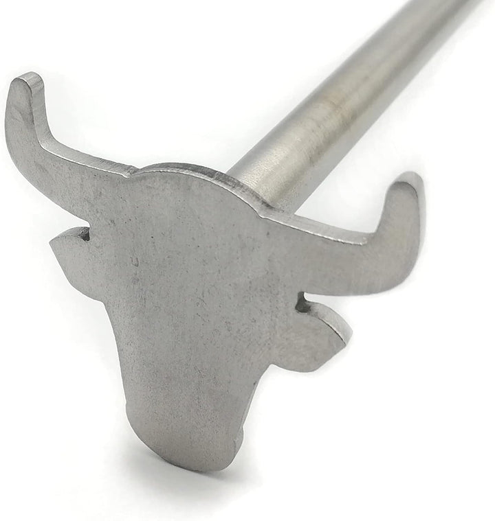 Dein Brandstempel BBQ Brandeisen Motiv Stierkopf | lustiges Grillzubehör als Geschenk | Grillbesteck
