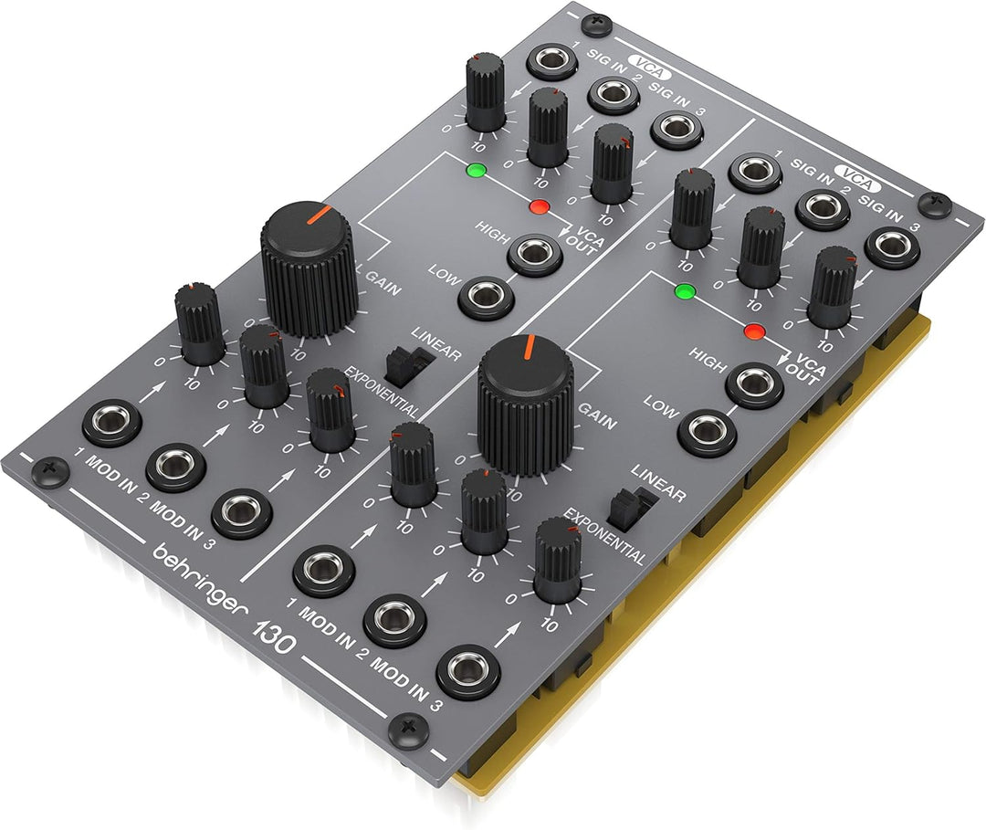Behringer 130 DUAL VCA Legendäres analoges Dual-VCA-Modul für Eurorack, 130 DUAL VCA