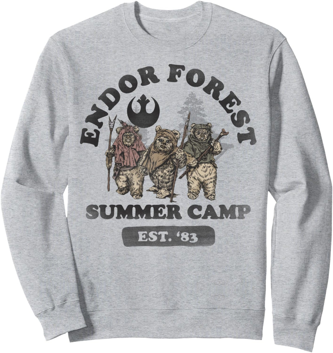 Star Wars Ewok Endor Camp Est '83 Poster Sweatshirt