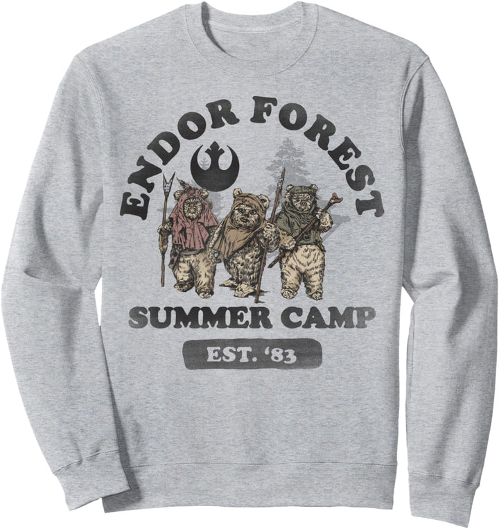 Star Wars Ewok Endor Camp Est '83 Poster Sweatshirt