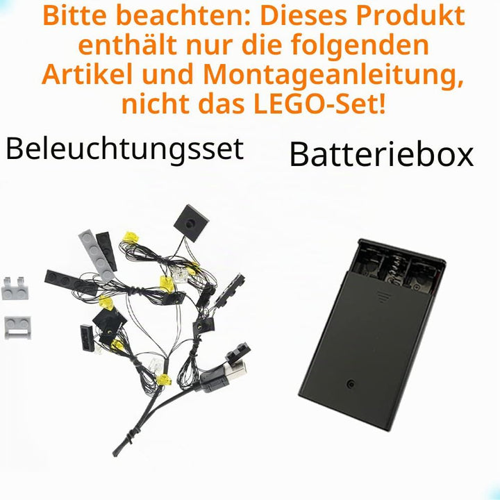 GEAMENT LED Licht-Set Kompatibel mit Lego Super Heroes 1989 Batmobile - Beleuchtungsset für DC 76139