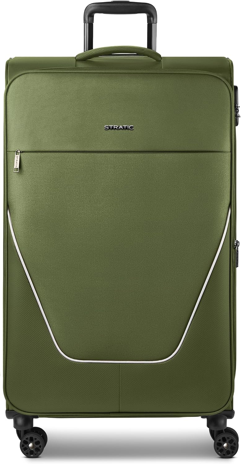 Stratic Check-in Koffer für Damen und Herren | grosser XL Trolley 51 x 31 x 76 cm aus hochwertigem,