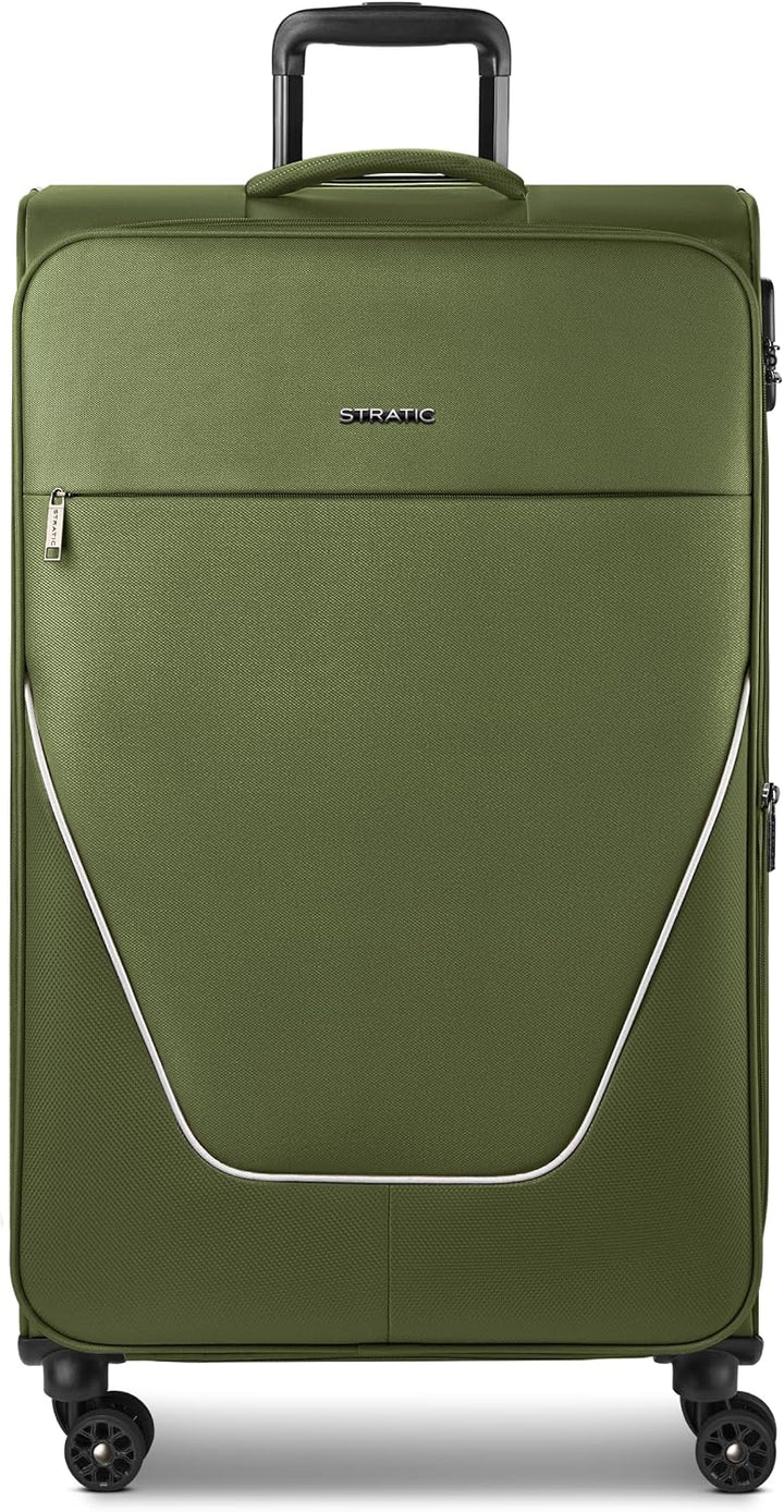 Stratic Check-in Koffer für Damen und Herren | grosser XL Trolley 51 x 31 x 76 cm aus hochwertigem,