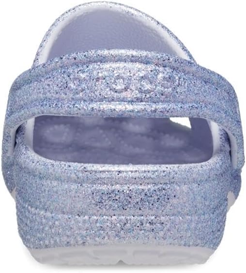 Crocs Unisex Kinder Classic Glitter Clog K 4 Toddler Mattierter Glitzer, 4 Toddler Mattierter Glitze