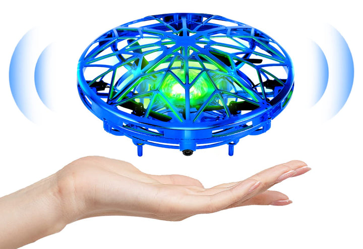 Kizmyee UFO Mini Drohne für kinder Spielzeug Handsensor Quadcopter Infrarot Induktion Fliegendes Ges