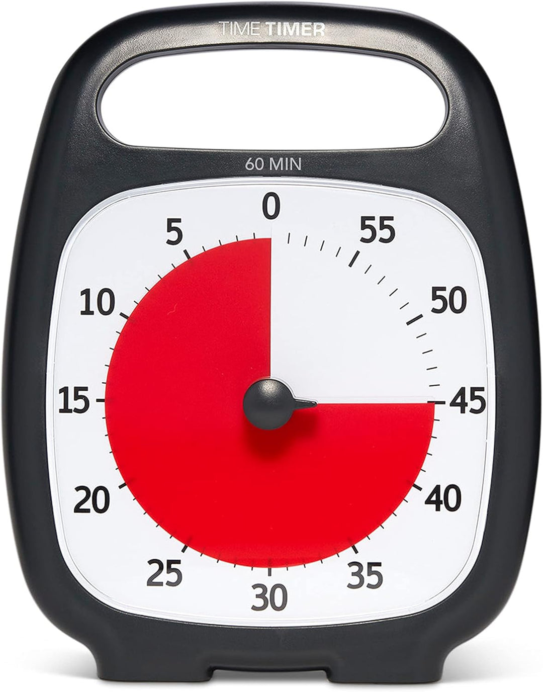 Time Timer Plus 60 Minute Visueller Analog-Timer (weiss) optionaler akustischer Alarm (Lautstärkereg