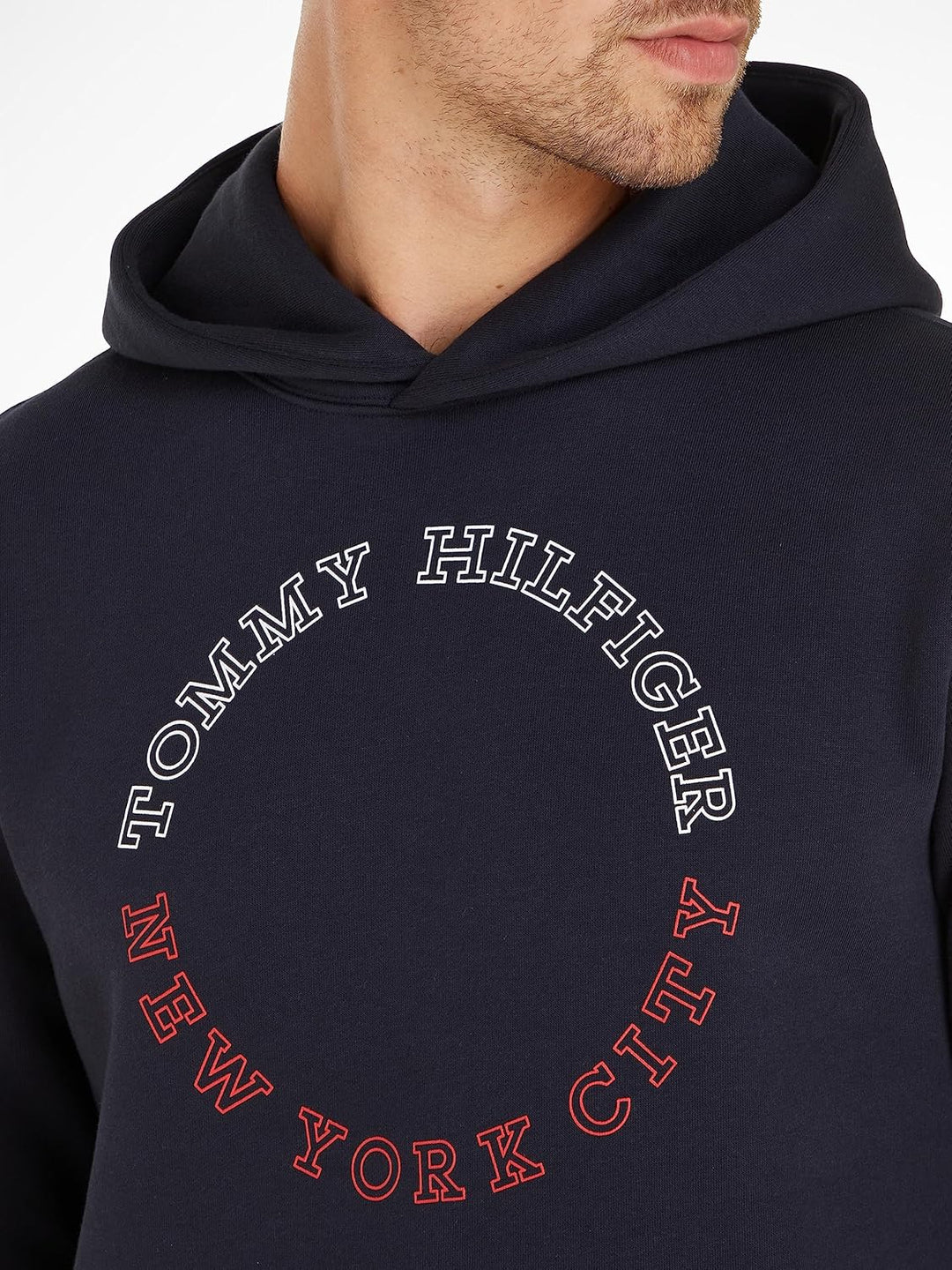 Tommy Hilfiger Herren Hoodies, Blau (Desert Sky)