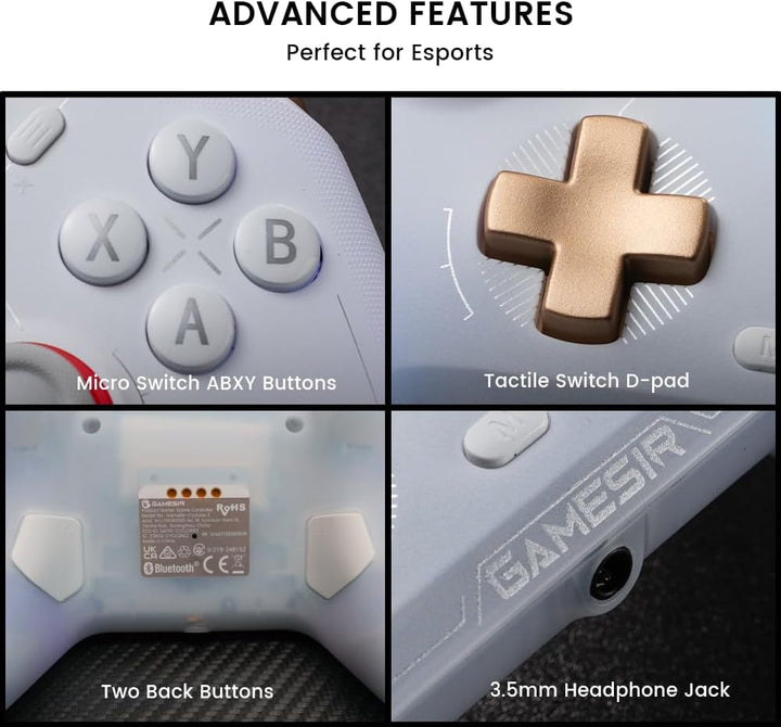 GameSir Cyclone 2 PC Controller Mag-Res TMR Sticks 1000Hz Report Rate Hall & Micro 2-in-1 Triggers R