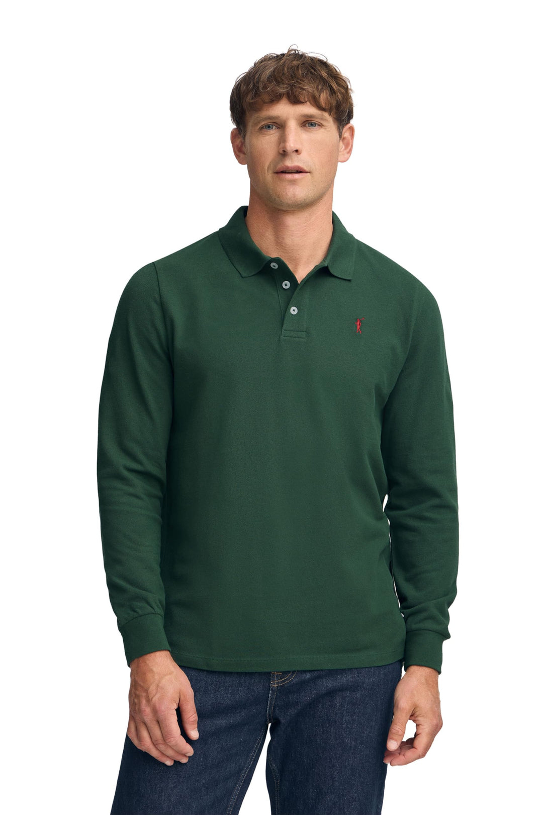 Polo Club Herren Poloshirt Kurzarm Regular Fit Baumwolle Männer Polohemd Longsleeve M Grün, M Grün