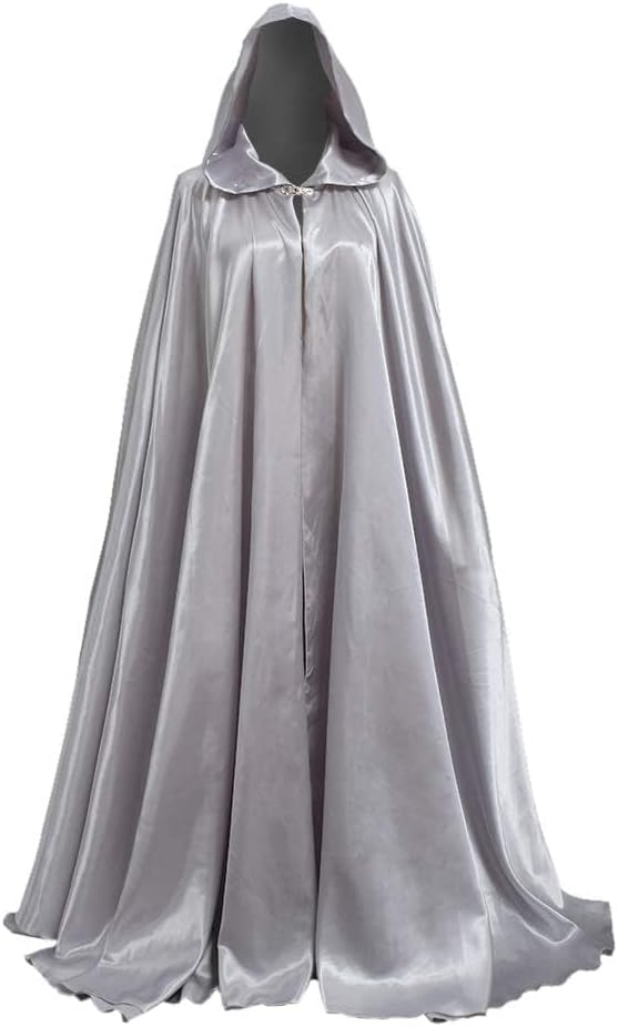 GRACEART Damen Cape Umhang Mit Kapuze Mittelalter Mantel Lang Halloween kostüm Für Hochzeit Braut Ab