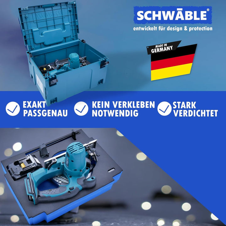 Schaumeinlage Schaumstoffeinlage für Makita Akku-Handkreissäge DSS501